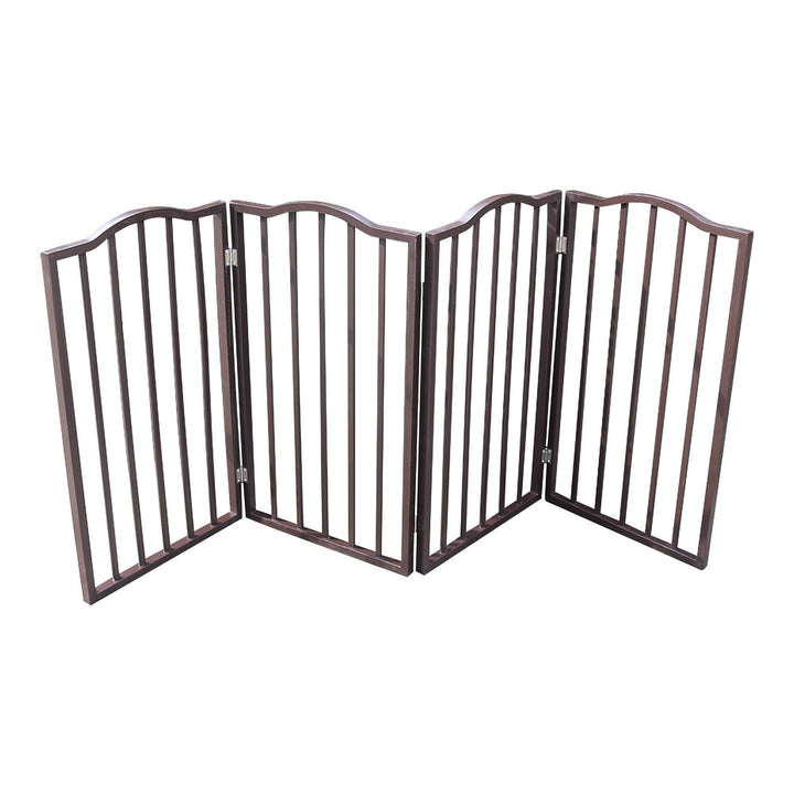 Folding dog gate for house