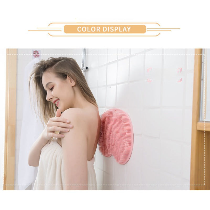 Foot Massaging Shower Mat With Suction Cups