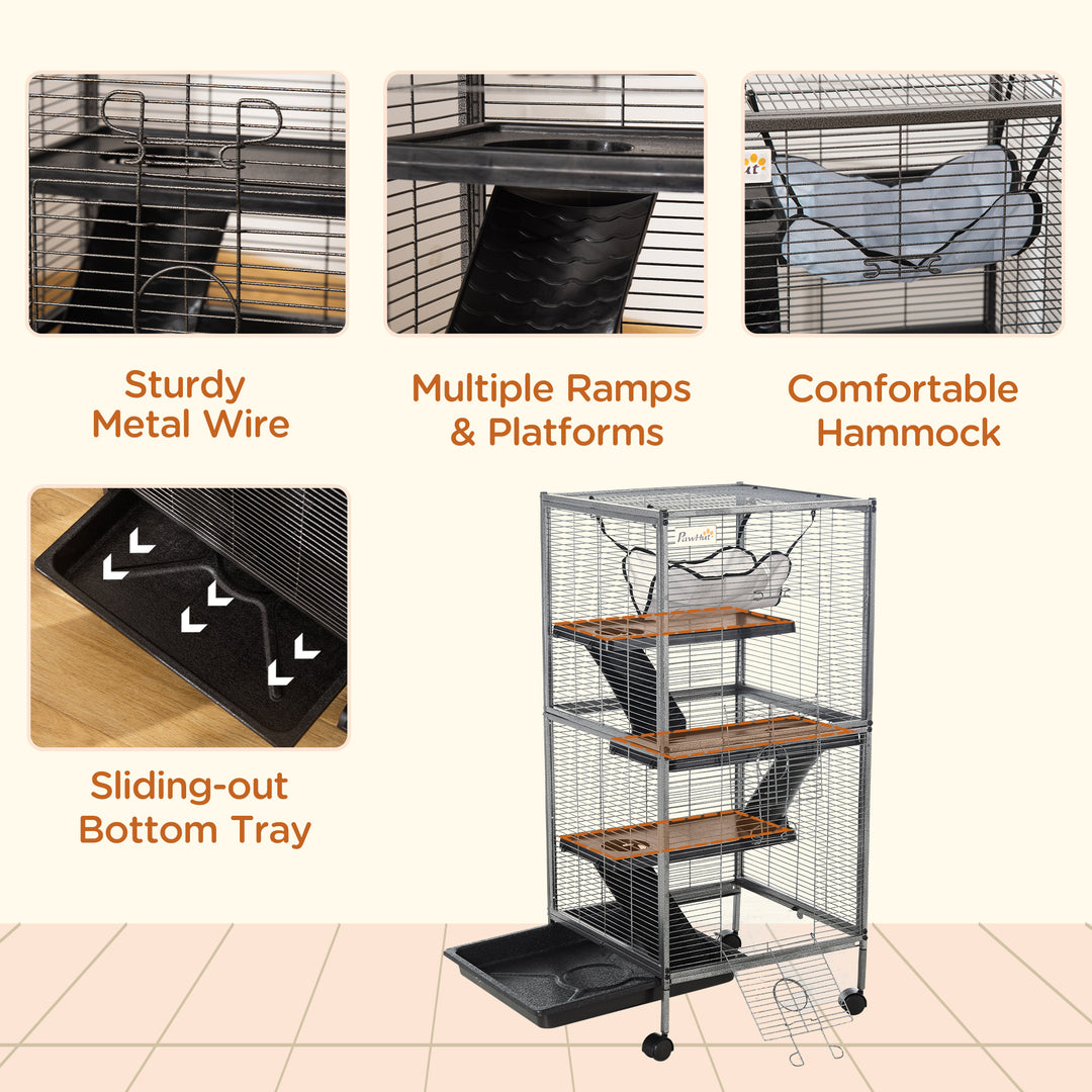 Four tier cage for ferrets chinchillas