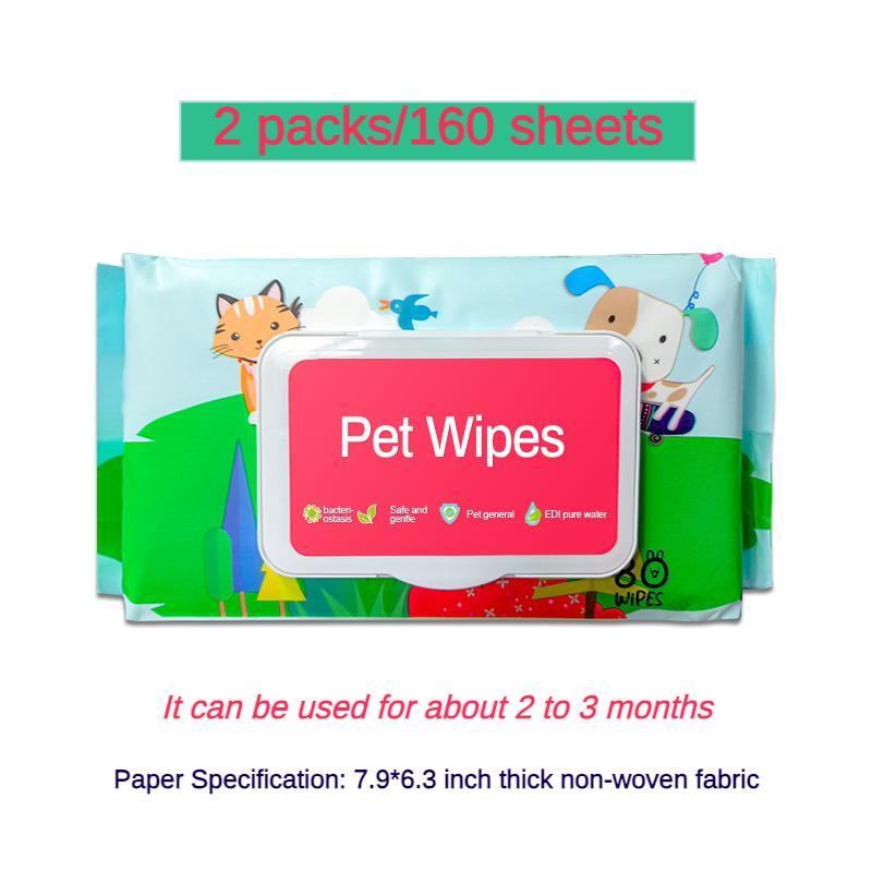 Fragrance-free pet wipes pack