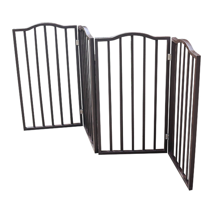 Freestanding dog gate for stairs