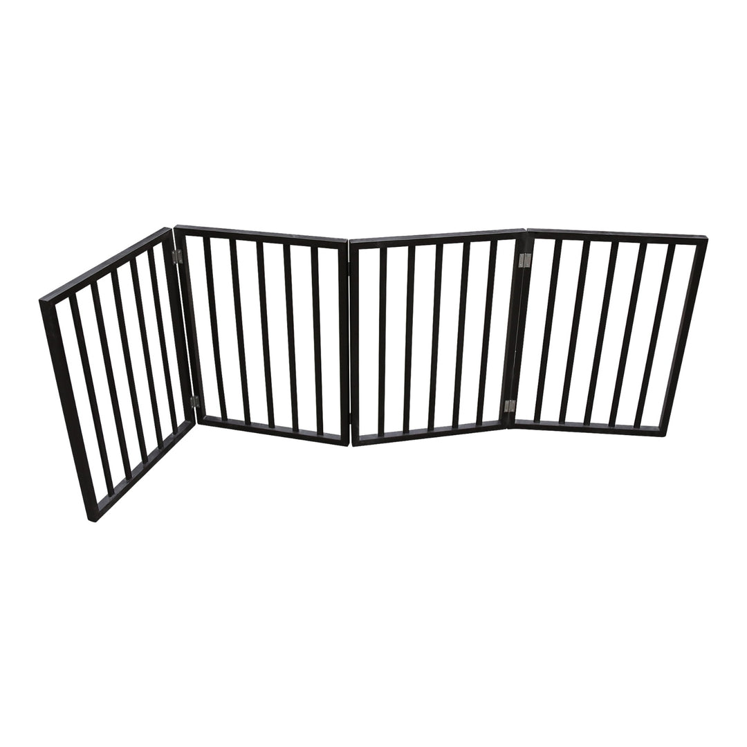 Freestanding pet safety gate for home