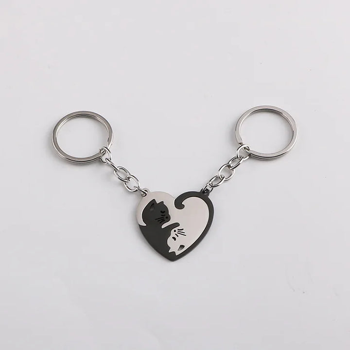 Friendship cat keyring set