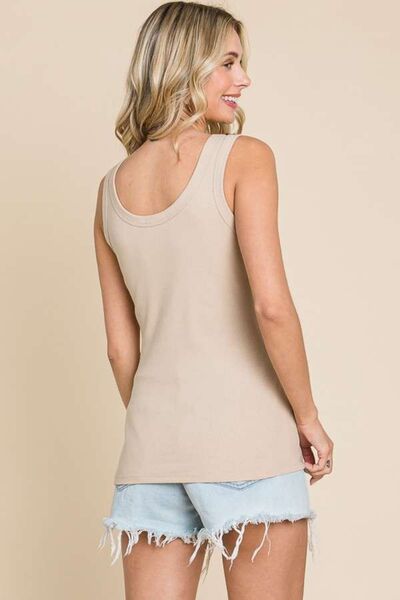 Full Size Scoop Neck Tank
