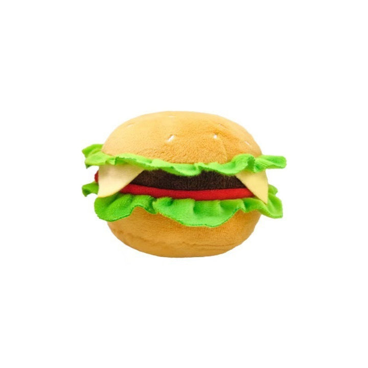 Fun and soft fast food dog toys for chewing and play 1 pec 