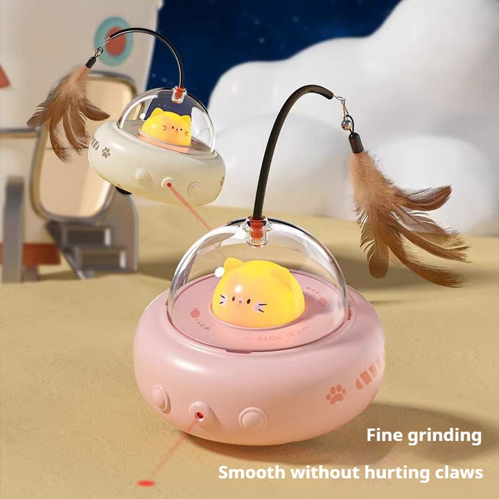 Fun cat teaser and chase toys for pet engagement