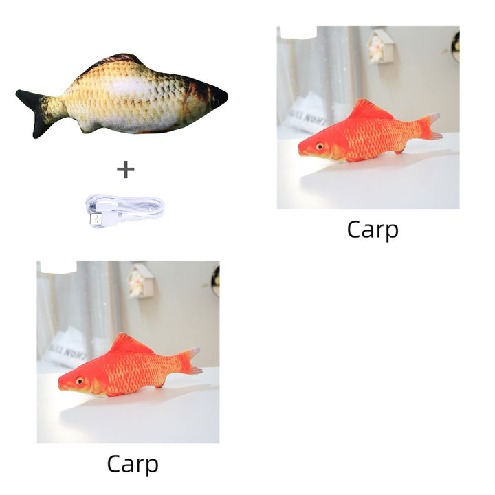 Fun exercise toy for cats fish design