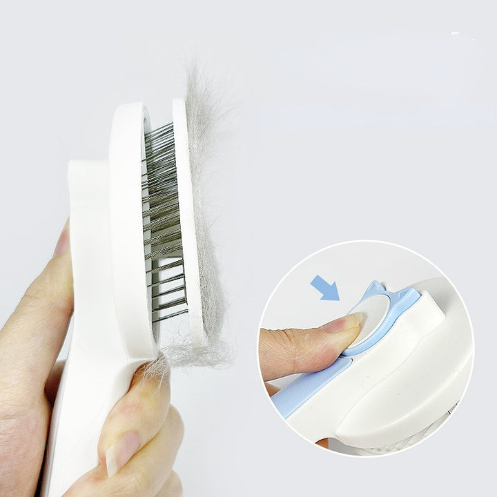 Gentle grooming brush for cats dogs
