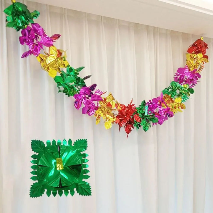 Glittery garlands for Christmas celebrations