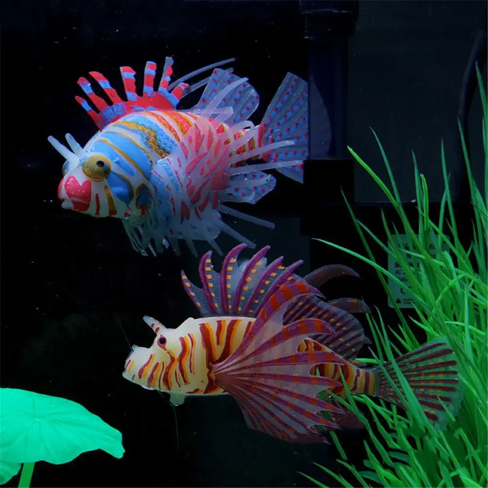 Glow lionfish for aquarium landscaping.