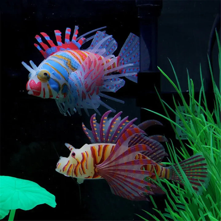 Glow lionfish for aquarium landscaping.