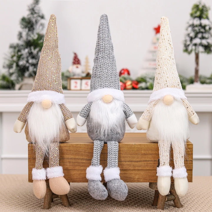 Gnome doll with festive Christmas design