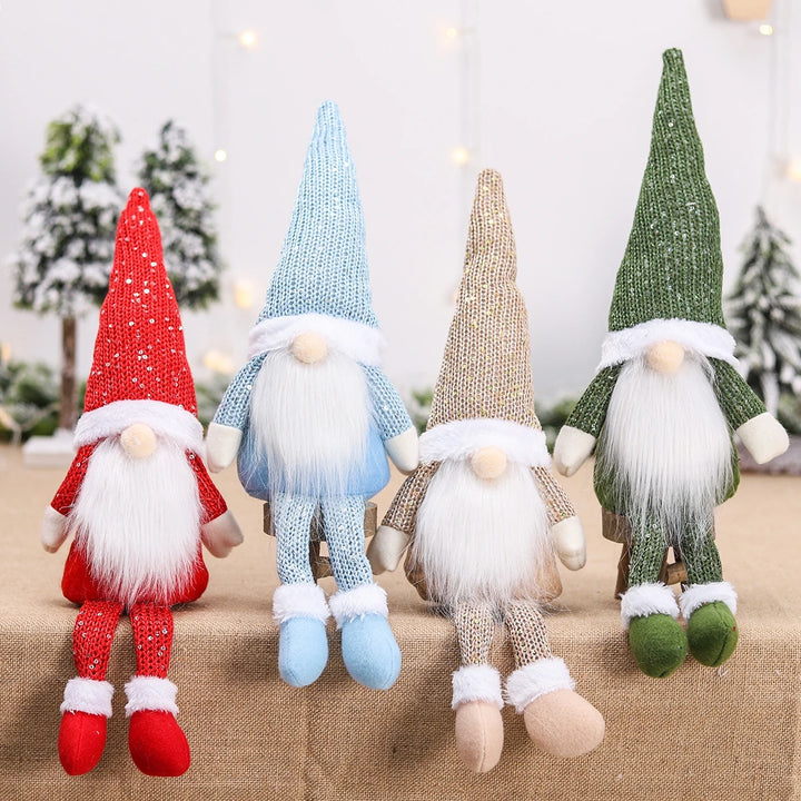 Gnome doll with festive Merry Christmas design