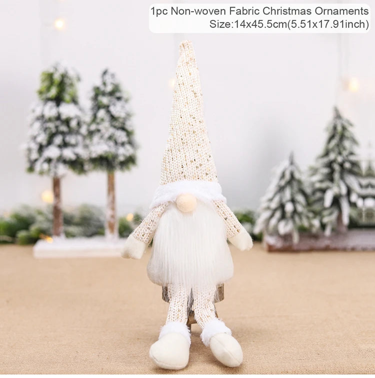 Gnome figurine for Christmas table setup