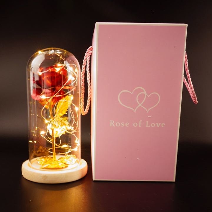 Gold Rose Decorative Ornament