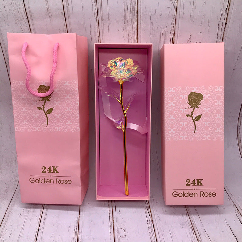 Gold pink Rose Gift pack