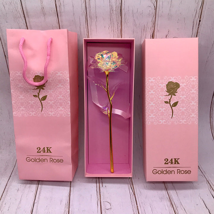 Gold pink Rose Gift pack