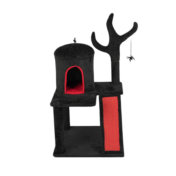Gothic cat condo with ladder