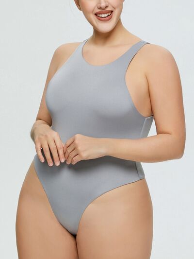 Gray Full Size Bodysuit