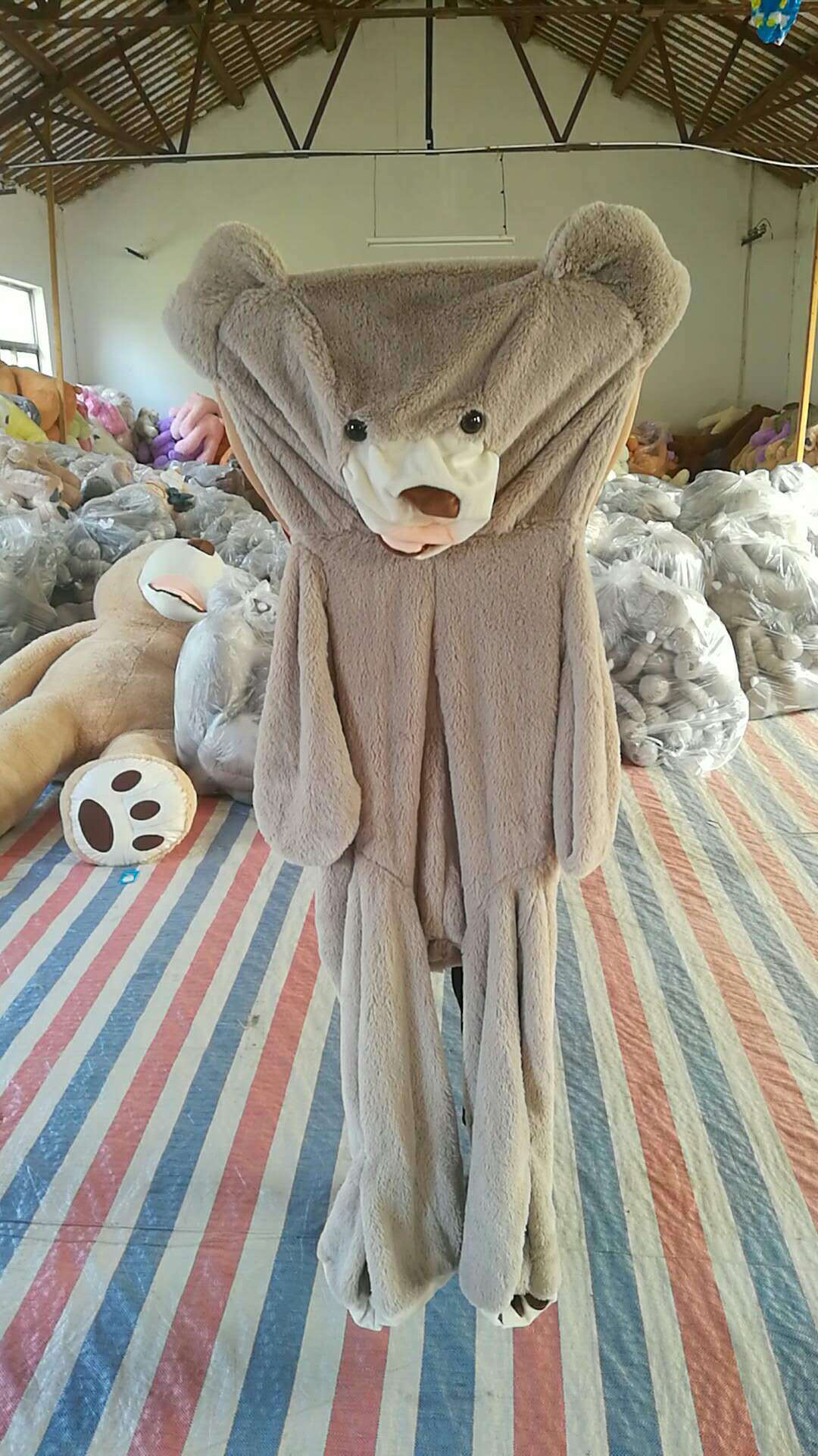 Gray Giant Teddy Bear
