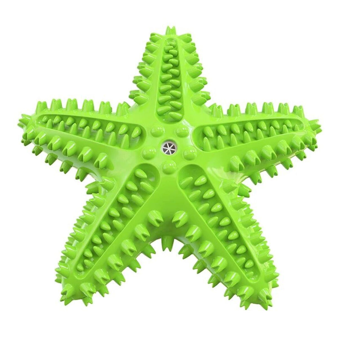 Green star shaped toy 