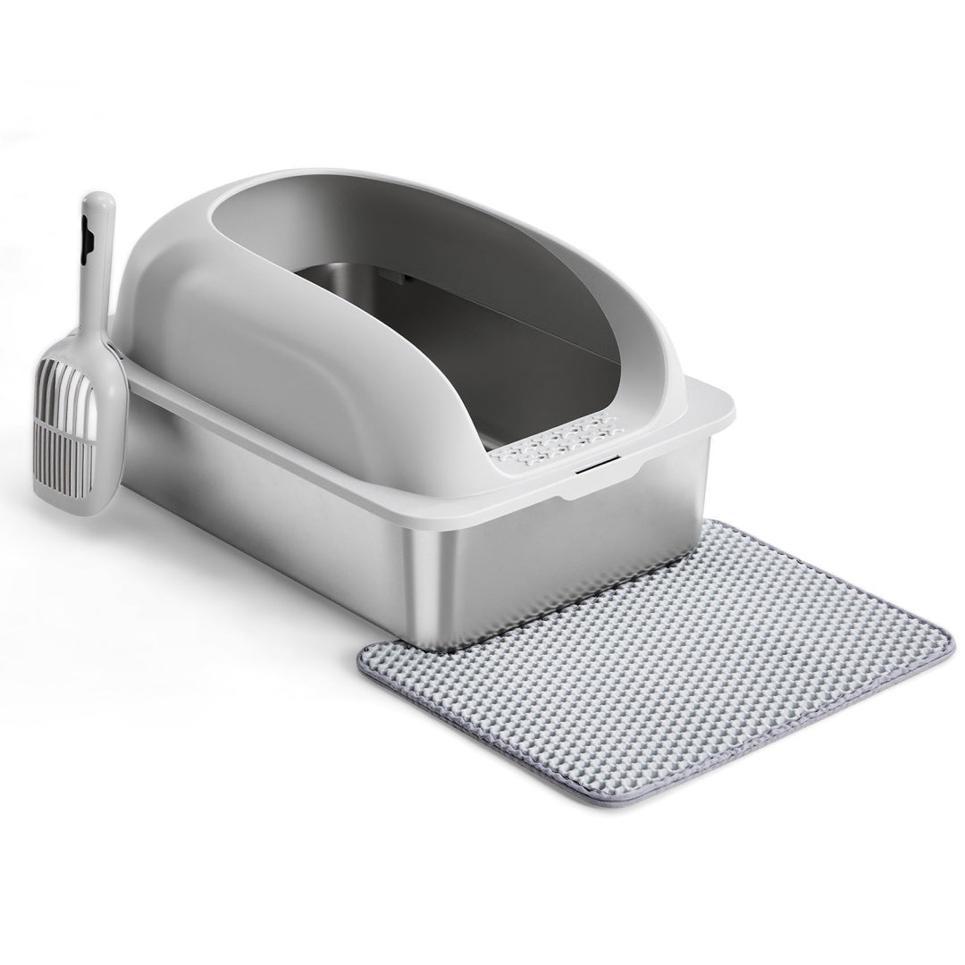 Grey Cat litter box 