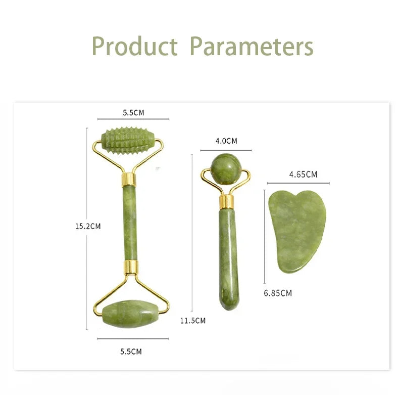Gua Sha Massage Tool with Jade product parameters 