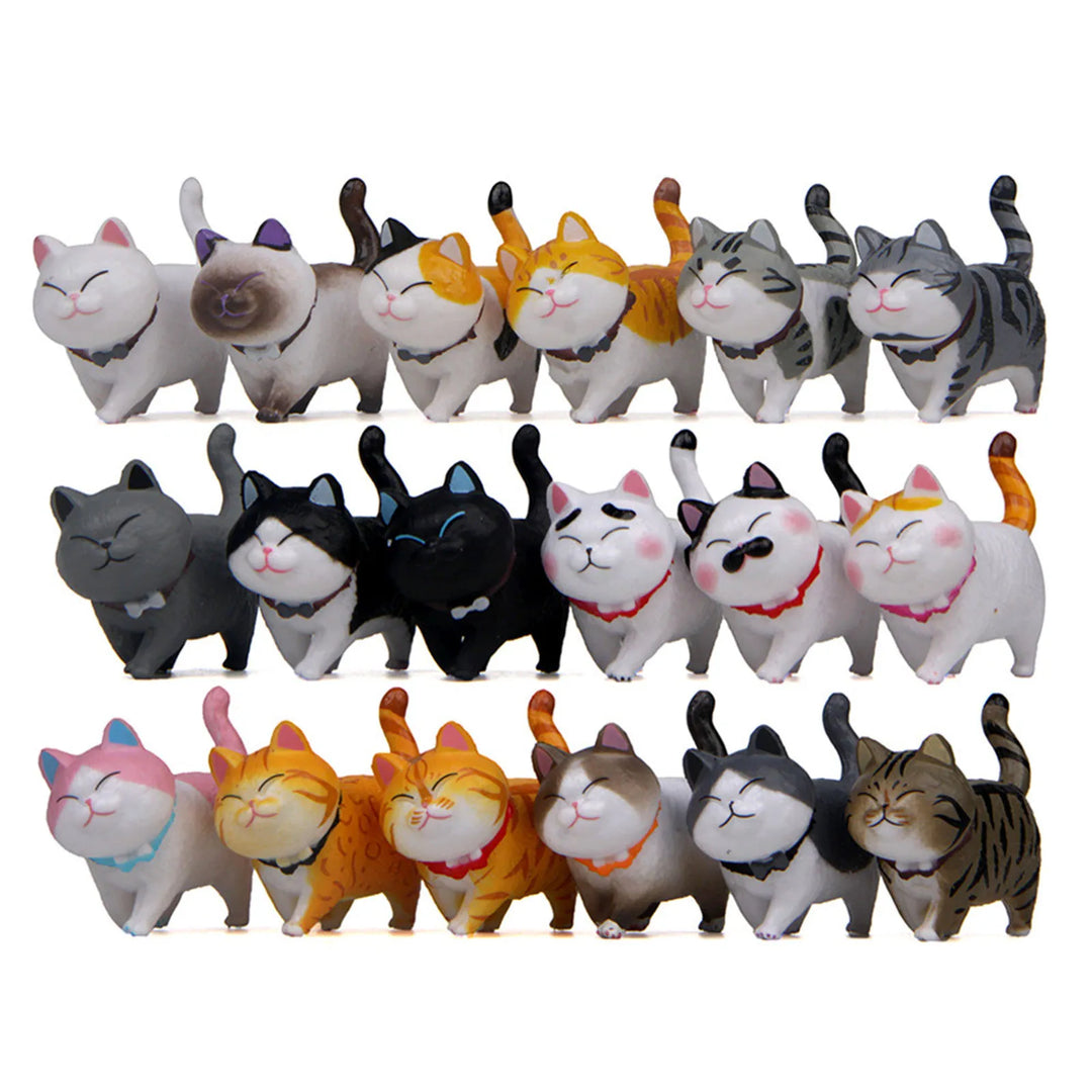 Cute Cat Ornaments Kawaii Bell Cat Animal Fairy Garden Decoration