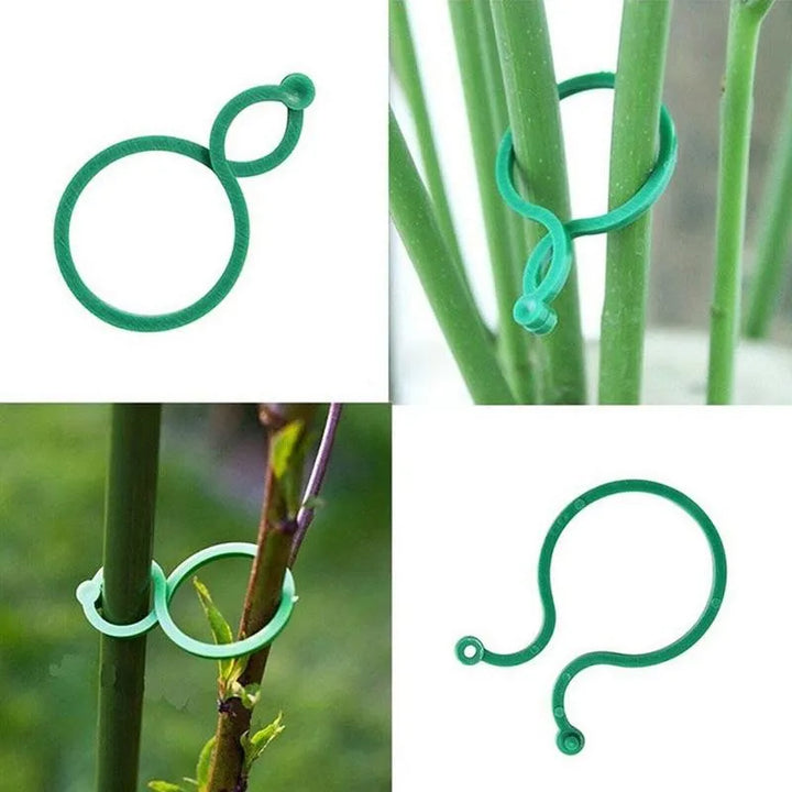 50pcs/100pcs Garden Clips Trellis for Vine Vegetable Tomato To Grow Upright | Garden Plant Stand Tool Accessories | Plant Support