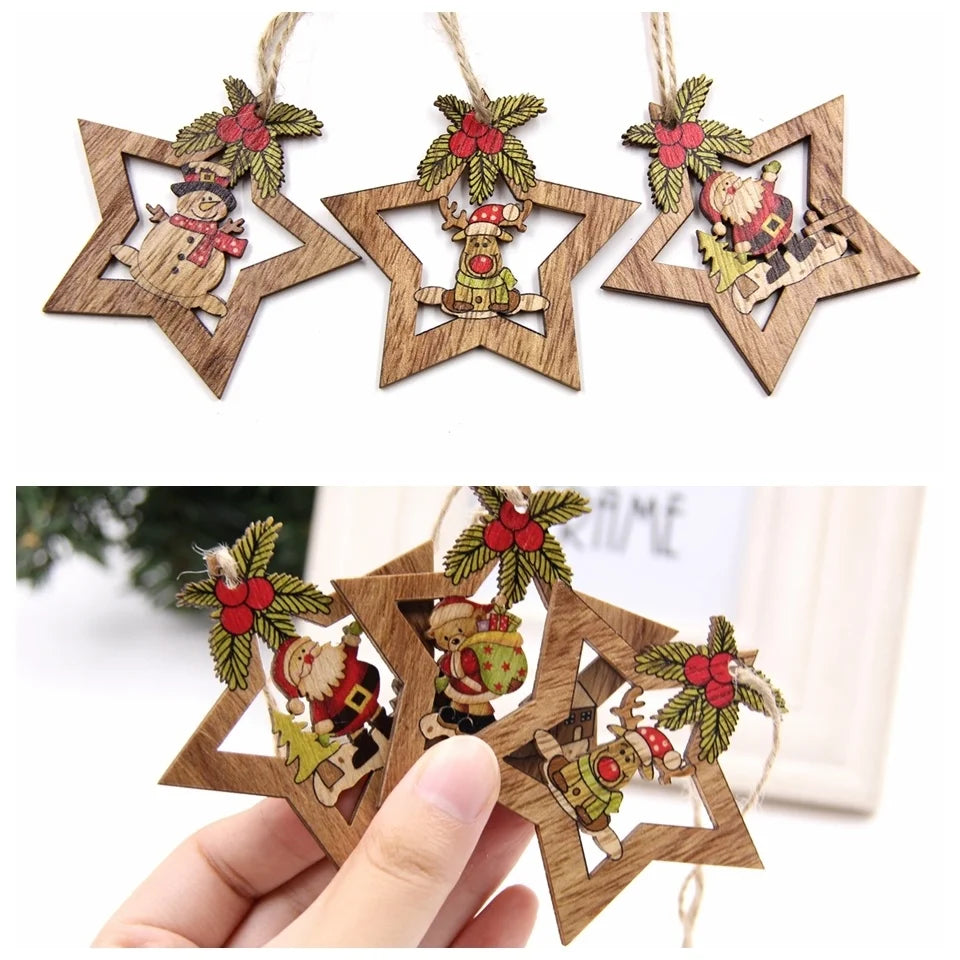 Star-shaped ornaments for DIY holiday projects