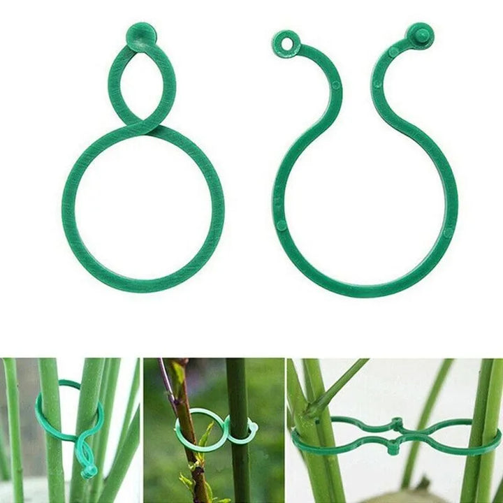 50pcs/100pcs Garden Clips Trellis for Vine Vegetable Tomato To Grow Upright | Garden Plant Stand Tool Accessories | Plant Support