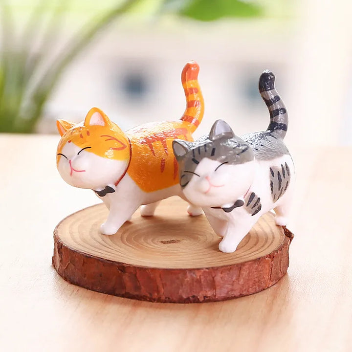 Cute Cat Ornaments Kawaii Bell Cat Animal Fairy Garden Decoration