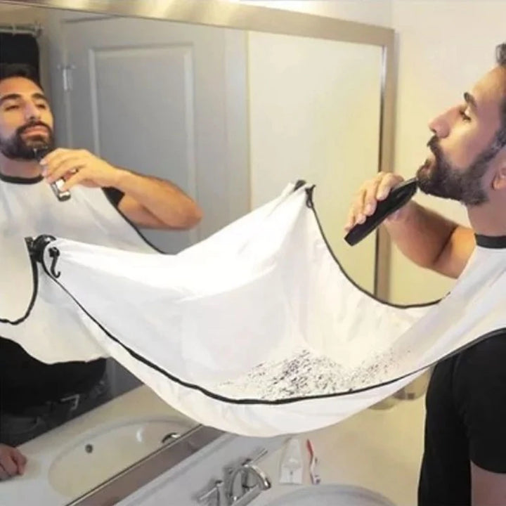 Shaving Apron, Beard Hairs Catcher, Adult Bibs Shaver, Cleaning, Hairdresser Gift for Men