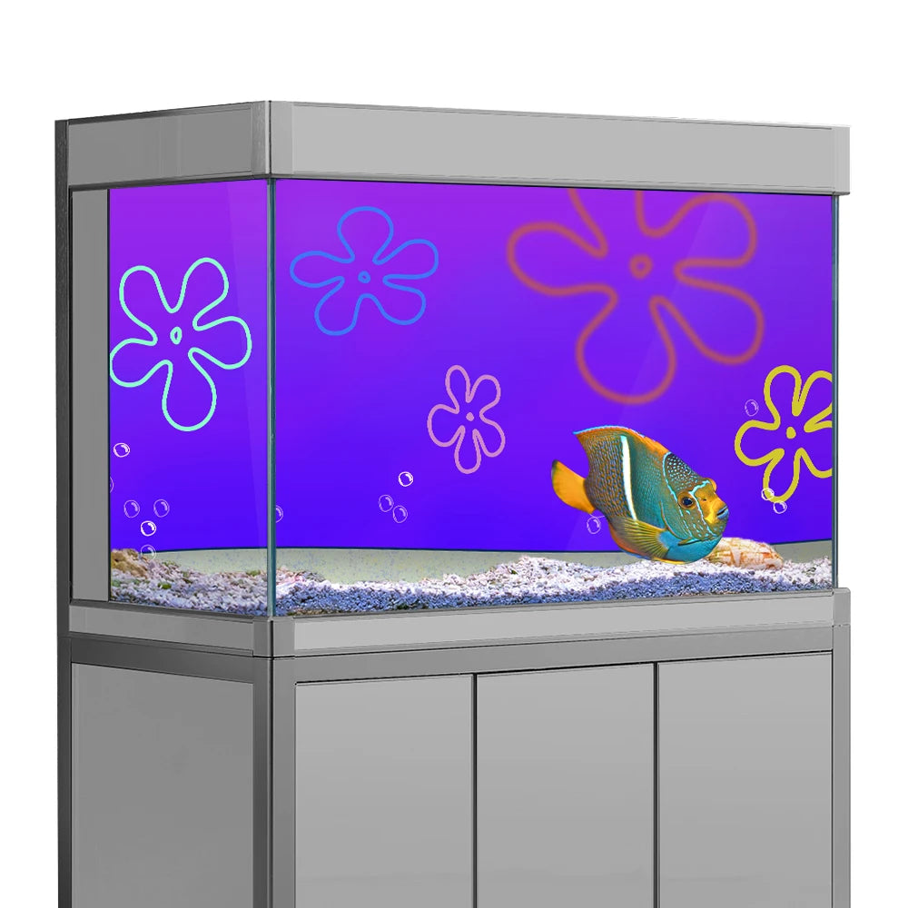 HD Printing Aquarium Background Sticker