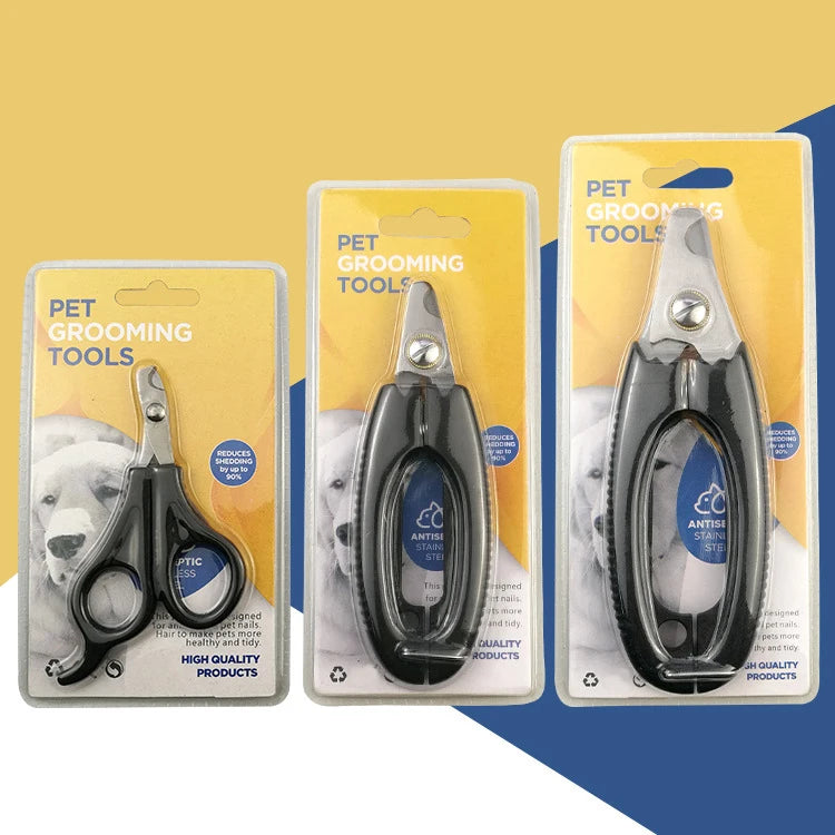 Pet Cat Dog Nail Clipper Cutter With Sickle Stainless Steel Grooming Scissors Clippers for Pet Claws Dog Supplies