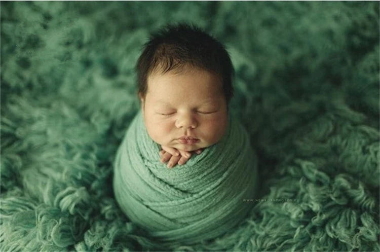 Stretch Baby Photography Props Blanket Wraps Organic Cotton Wrap Soft Infant Newborn Photo Wraps Cloth Accessories 40*180cm