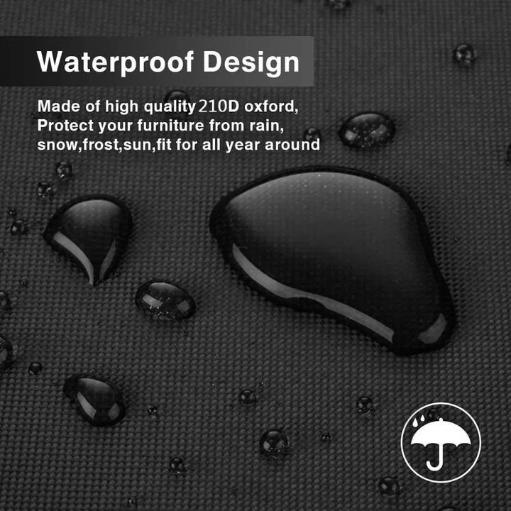 Outdoor Furniture Covers - Waterproof, Anti-UV, Windproof, 40 Sizes, Oxford Fabric