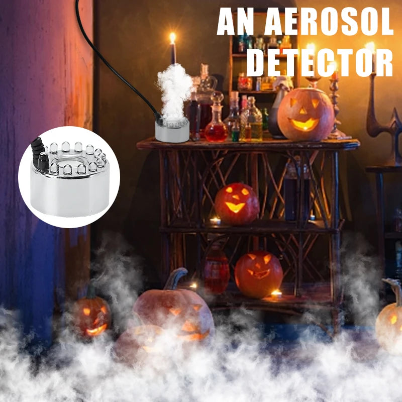 Halloween fog machine with LED light