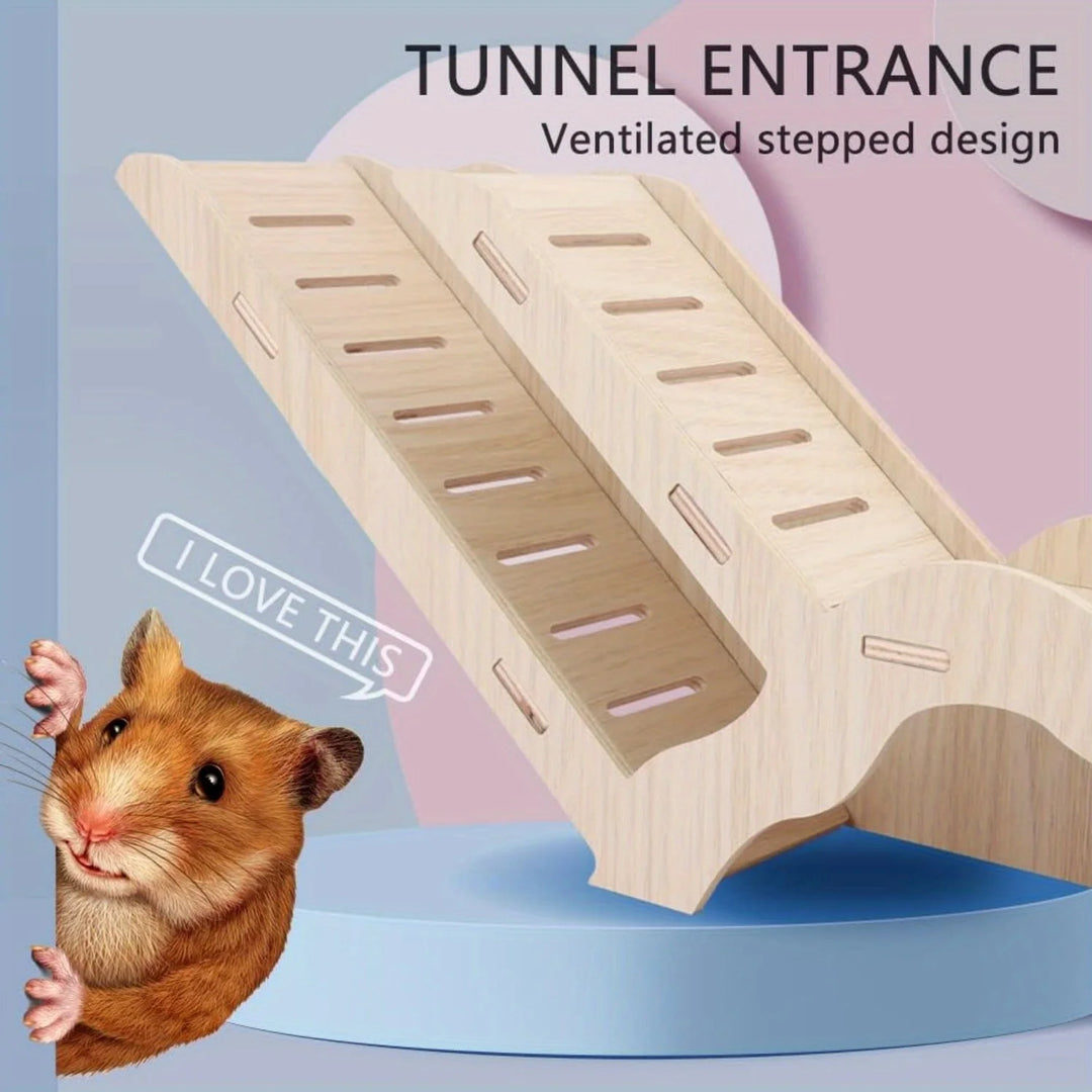 Hamster Hiding Tunnel Toy
