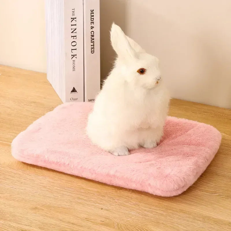 Hamster Winter Warm Bed in pink color 
