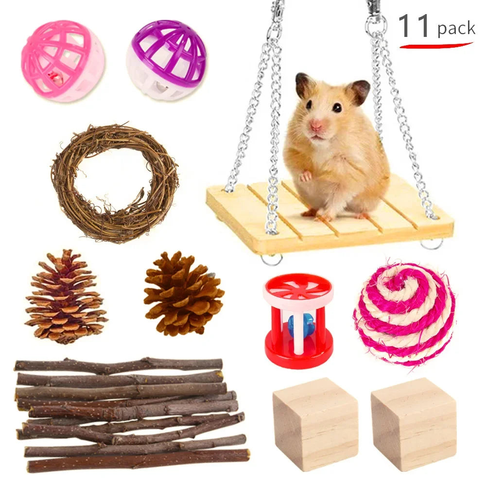 Hamster and Rabbit Play Supplies Set