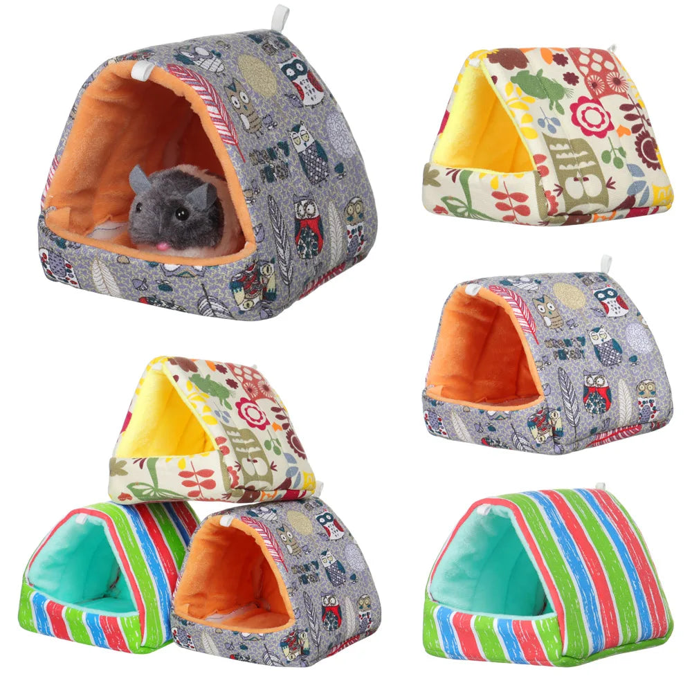 Hamster cozy winter sleeping bed