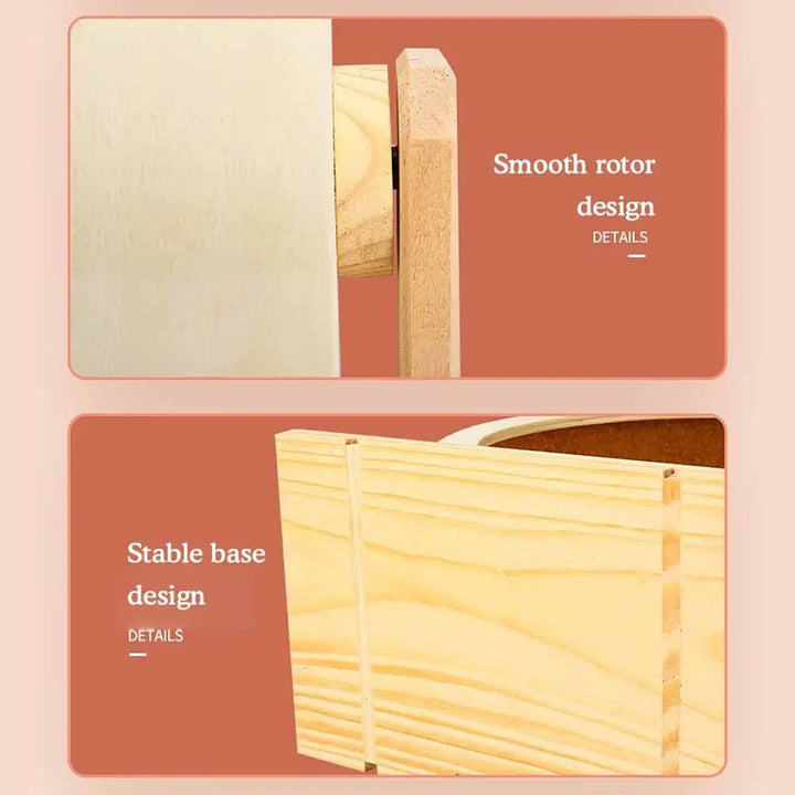 Hamster running cork pad wheel