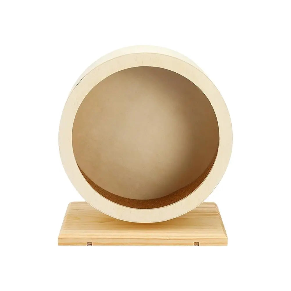 Hamster wheel with cork pad