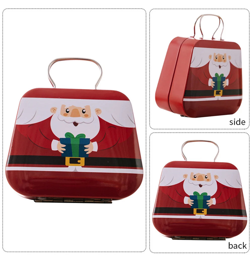 Handbag in metal box for Christmas