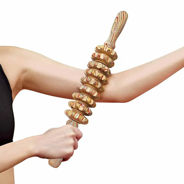 Handheld Wooden Muscle Massager

