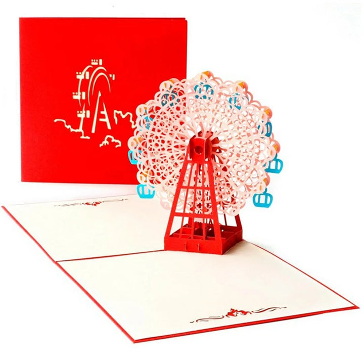 Handmade 3D pop-up card for celebrations
