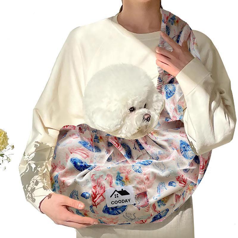 Hands-free pet cuddle carrier sling from KLD The Shop