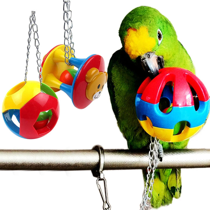 Hanging Bird Chew Ball Toy