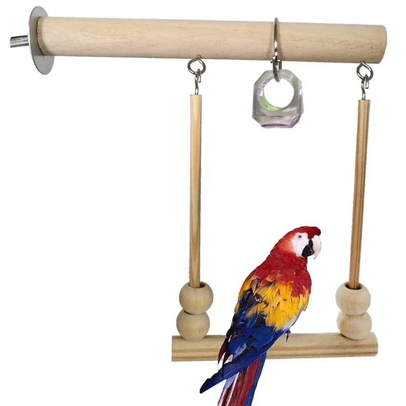 Hanging Parrot Rope Tearing Toy